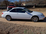 1997 Acura CL 2.2 FWD in good condition, 108,000 miles, recently serviced, parked on a driveway.