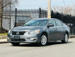 2015 Nissan Altima 2.5 S in gray with low mileage, featuring a clean title and rearview camera.