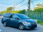 2013 Honda Odyssey EX in gray color parked on street, well maintained with clean CarFax and service records