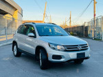2015 Volkswagen Tiguan SE 4Motion AWD SUV in silver, featuring clean exterior and well-maintained condition.