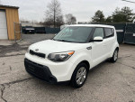2016 Kia Soul in white with alloy wheels, Bluetooth, and clean title for sale with 103,000 miles