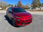 2023 Chevrolet Bolt EUV Premier in excellent condition, featuring Sun and Sound package, parked outdoors.