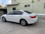 2015 Honda Accord EXL in white, fully loaded with 62,000 miles, parked in a driveway