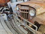 1953 Willys Jeep Truck with rust, original straight 6 motor, needs towing, selling for $6500 OBO
