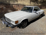 1979 Mercedes-Benz 450SL in original condition, reliable classic car with minor dings and recent maintenance.