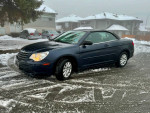 2008 Chrysler Sebring LX Convertible in excellent condition, parked on snowy street with automatic transmission.