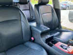 Interior view of 2008 Lexus ES 350 showing black leather seats and center console features.