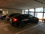 2016 Honda Civic EX-T Sedan parked in an indoor garage, well-maintained with low mileage.