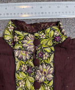 silk emboidered pants and top X small