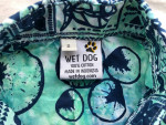 New $15/BO WET DOG "EARTH" Hawaiian Shirt Men's Size Small 100% Cotton