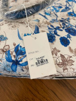 Floral Reversible Handbag or Shoulder Bag, Lug Flapper Crossbody Bag