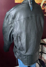 First Classic 5XL Black Armored Cordura Vented Motorcycle Jacket-Exc.