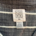 NEW Core Life Tunic Blouse for Women - Blue White - Large