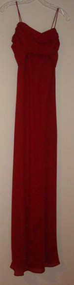 Burgundy Evening Gown - Size 6 - Only worn once!