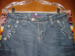 Candies Denim Embellished Slightly Distressed Cropped Jeans 7