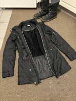 Womens Small Parka Winter Rain Coat McKinley 1/2 Lined Insulated