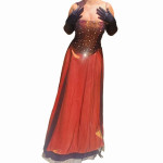 Vintage Fashion 1001 Nights Lace Corset Evening Dress 90s Y2K Size 5/6