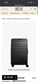 Beis Luggage 26” Roller