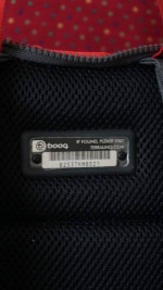 BOOQ DAYPACK BACKPACK | BLACK/RED - WITH TRACKING