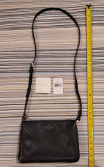 Kate Spade Black Leila Triple Gusset Crossbody