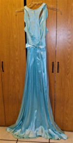 Vintage Light Blue Prom/Formal/Maxi Dress - 1973