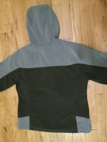 Free Country Women's L Gray/Black Midweight Jacket Water Resistant Sof