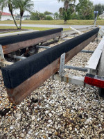 Aluminum dual axle boat trailer