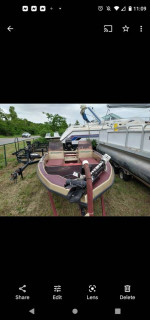 1988 CHAMPION 184 FISH AND SKI BOAT WITH MERCURY 175 HP OUTBOARD ENGIN
