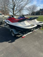 2 Aquatrax Jetskis and Trailer