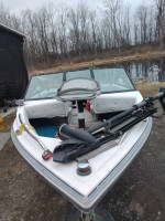 1985 GLASS MASTER 15 BOAT, MOTOR AND TRAILER