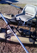 Classic Accessories Colorado Pontoon Boat w/ Minn Kota Motor