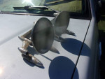 rare classic joma straddler rocket fender side mirror