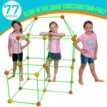 Puzzles, games, mini golf, fort, musical instruments, books, & toys