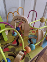 B toys Zany Zoo Wooden Bead Maze Activity Cube