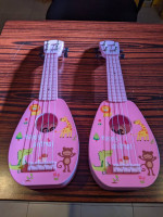 Set of 2 Mini Guitar Ukulele Toy for Kids 17"