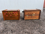 2 Matching Solid Wood Toy Chest Chests $25 Each