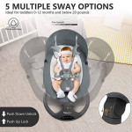 #0333 5 Speed Electric Baby Swing with Music Speaker