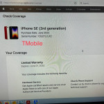 UNLOCKED iPhone SE 3rd Gen 5G 64GB Black APPLE WARRANTY JUNE 1 2024