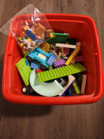 Bundle Deal Alert! 3 Different Lego Tubs - Red, Gray, Clear