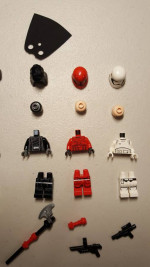 New Lego Kylo Ren's Shuttle (75256) - ONLY mini figures w/ accessories