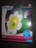 Discovery Kids New in Box Daisy Bloom Projection Alarm Clock