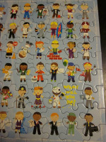 ❓GUESS WHAT I DO! Children's 100 Pc Puzzle