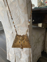 Maya hard resin art deco bag from