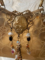 Maya hard resin art deco bag from