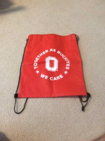 Ohio State Medium-Size Drawstring Backpack - Never Used