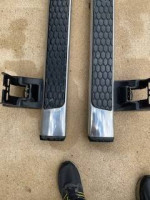 Stainless Steel Side Steps from a 2018 Ram Tradesman 1500 Quad Cab