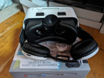 Sharper Image Virtual Reality Headset with Built-In Headphones
